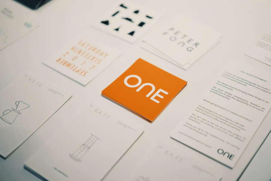 Brand identity stationery and business cards